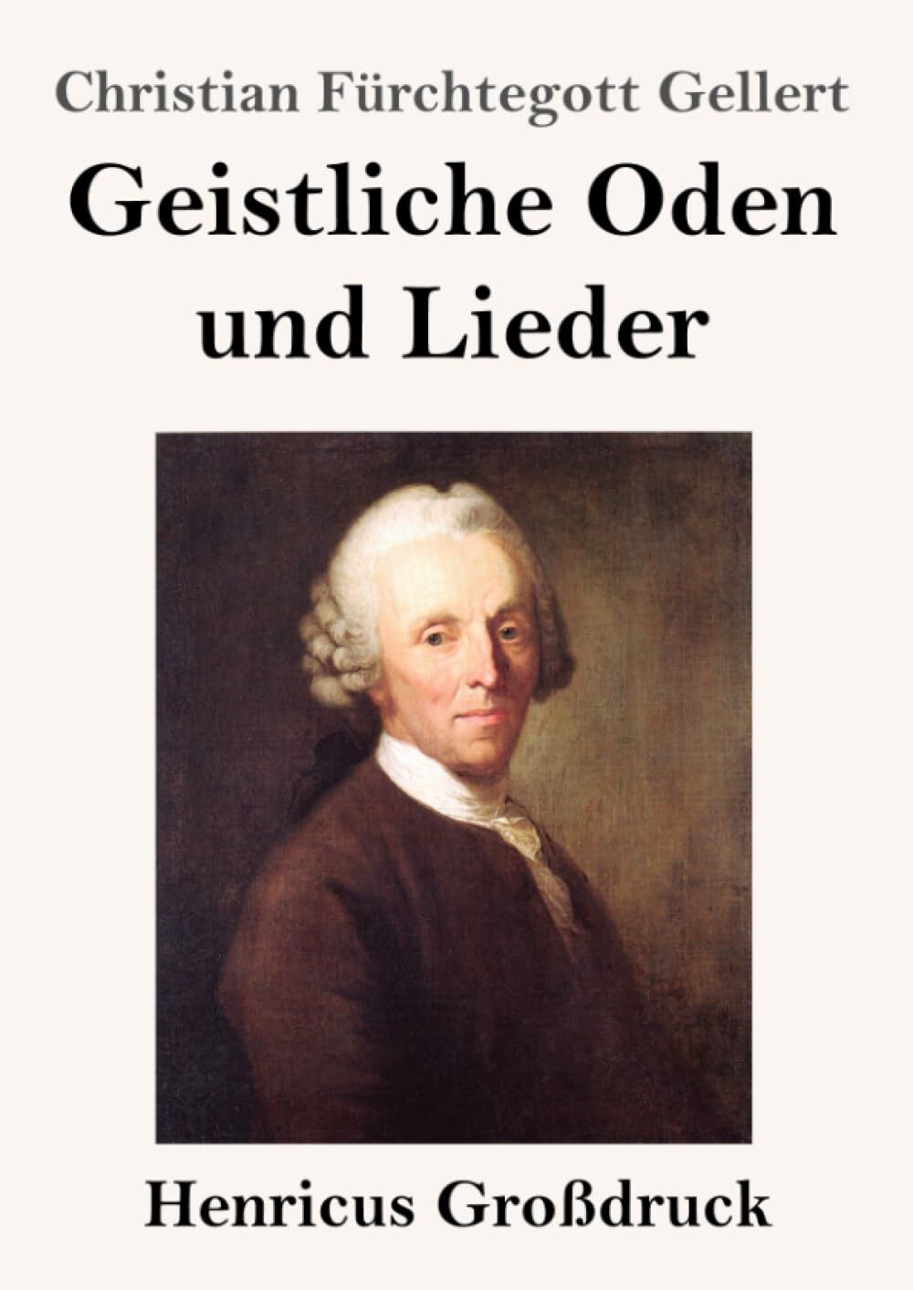Geistliche Oden und Lieder (Großdruck)