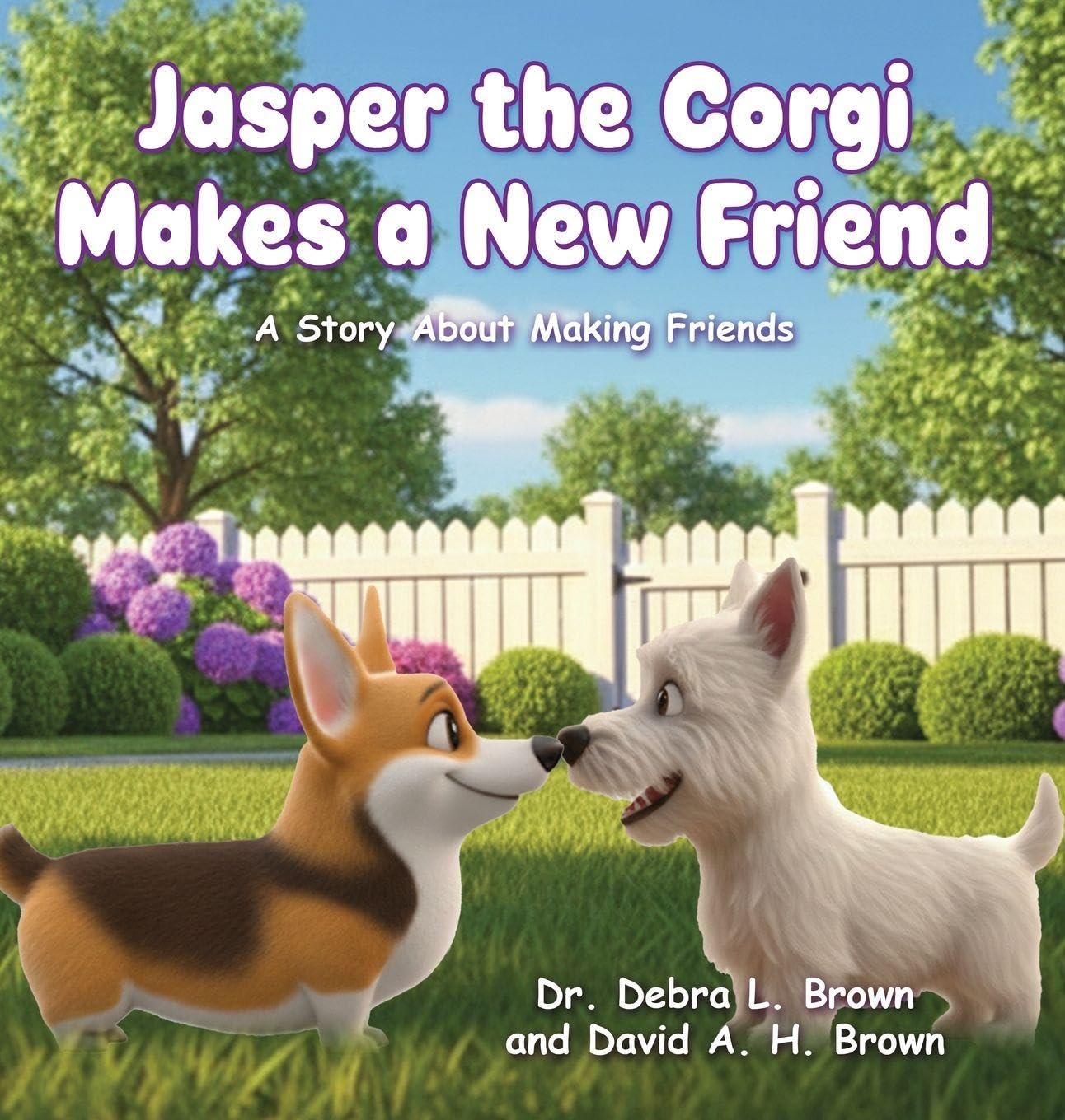 Jasper the Corgi Makes a New Friend