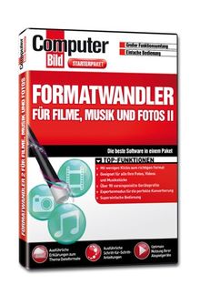 Formatwandler für Filme, Musik und Fotos 2 (ComputerBild Starter-Paket)