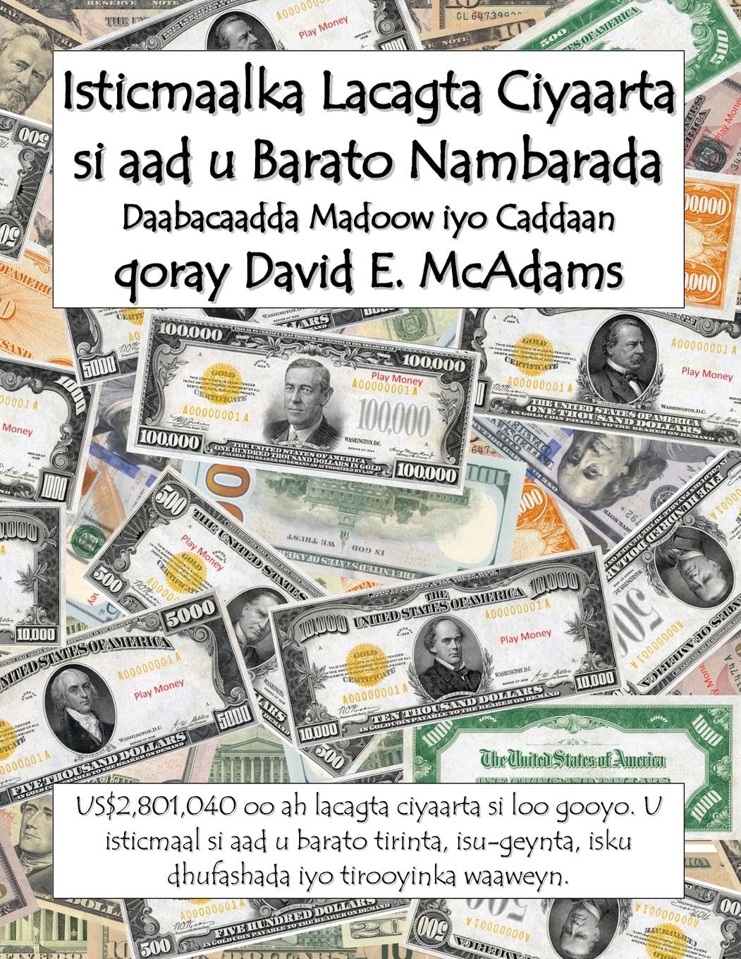 Isticmaalka lacagta ciyaarta si aad u barato nambarada: US$2,801,040 oo ah lacagta ciyaarta si loo gooyo. U isticmaal si aad u barato tirinta, ... waaweyn. (Buugaagta Xisaabta Ee Carruurta)