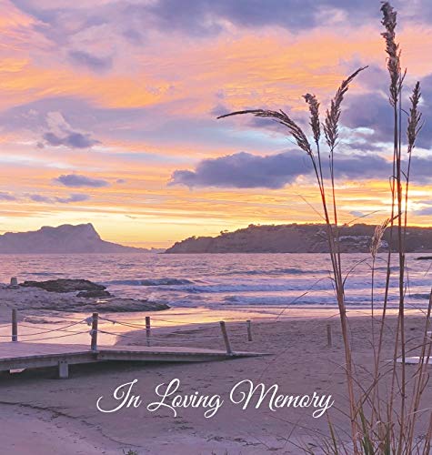 Funeral Guest Book, In Loving Memory Memorial Service Guest Book, Condolence Book, Remembrance Book for Funerals or Wake: HARD COVER. A lasting keepsake for the family.
