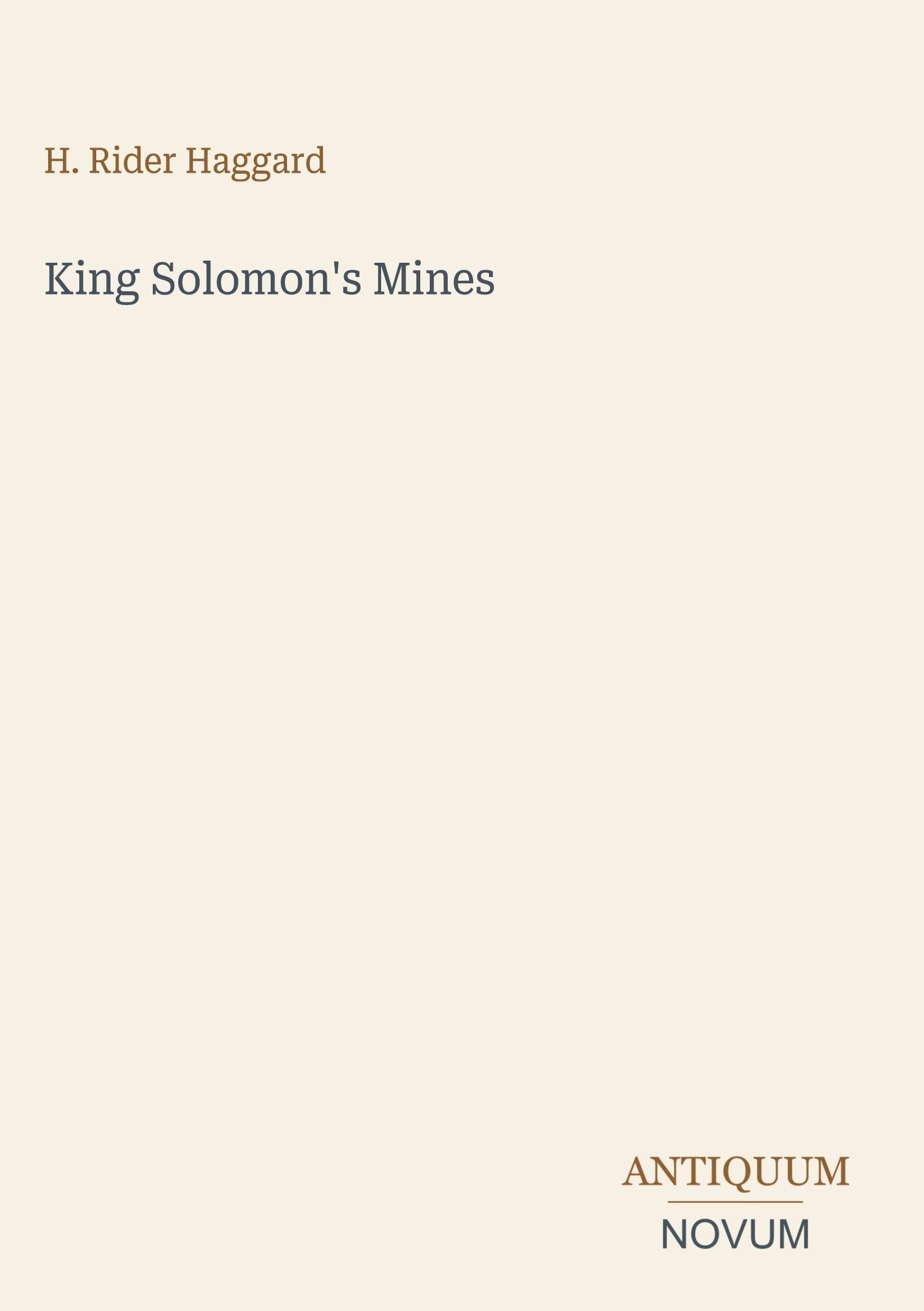 King Solomon's Mines