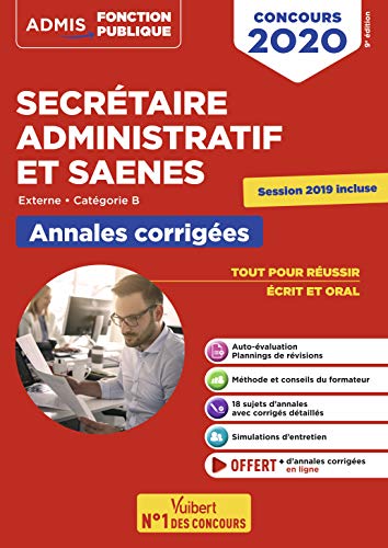 Concours SA Et SAENES - Annales Corrigées - Catégorie B - Externe ...