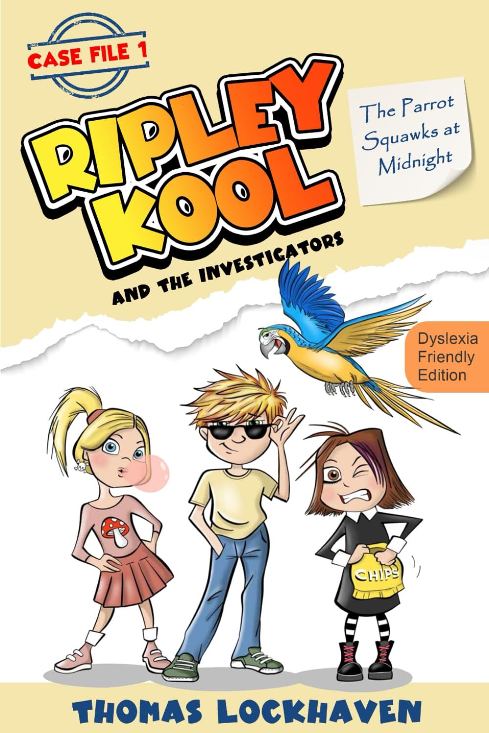 The Parrot Squawks at Midnight (Case File 1) - Dyslexia-Friendly Edition