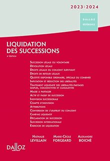 Liquidation des successions : 2023-2024