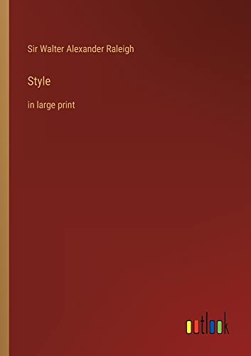 Style: in large print