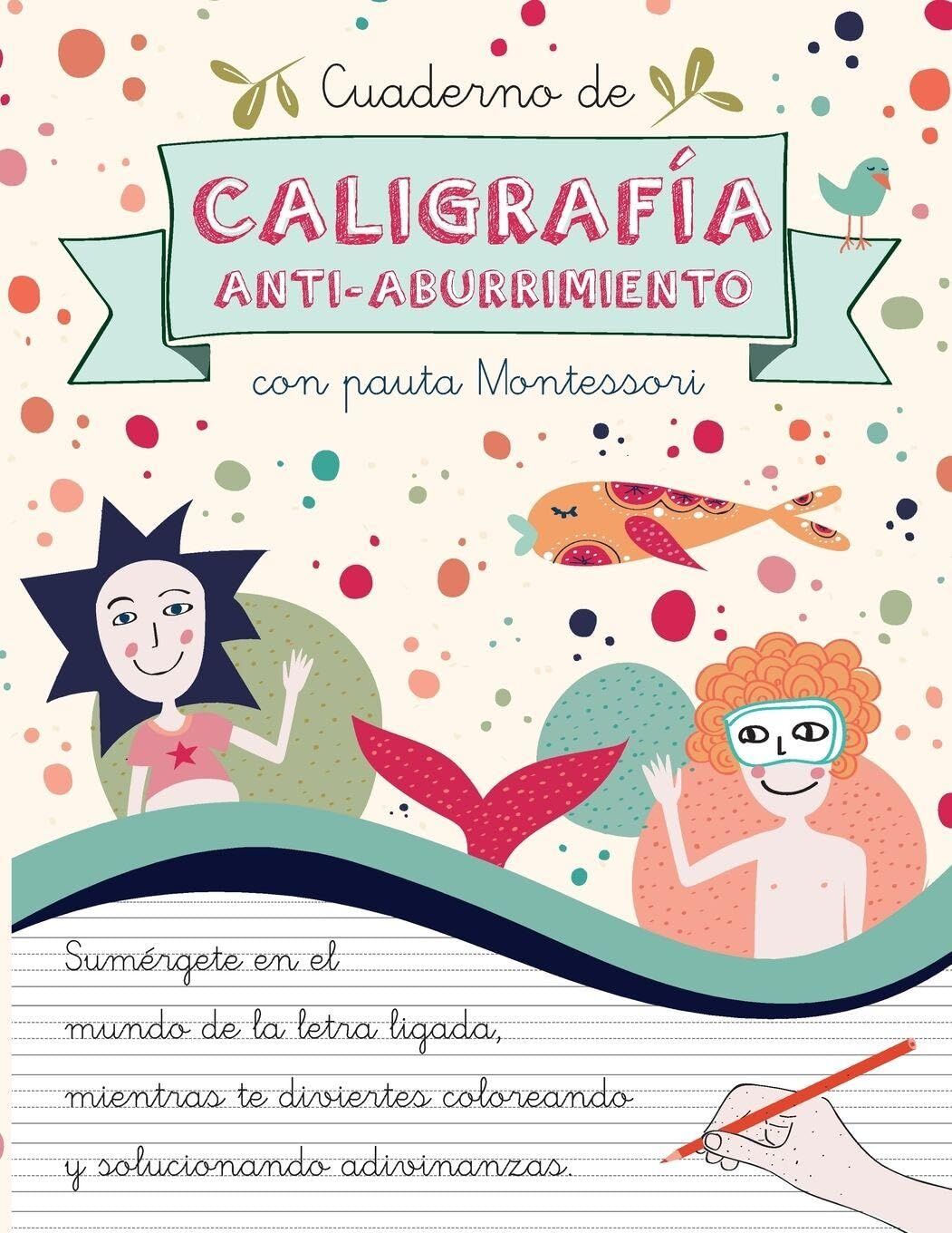 Cuaderno de Caligrafía Anti-Aburrimiento con Pauta Montessori