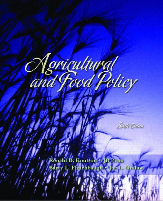 Agricultural and Food Policy