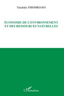 Economie de l'environnement et des ressources naturelles