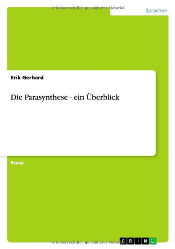 Die Parasynthese - ein Überblick
