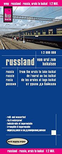 Reise Know-How Landkarte Russland - vom Ural zum Baikalsee (1:2.000.000): world mapping project