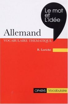 Le mot et l'idée, allemand : révision vivante du vocabulaire