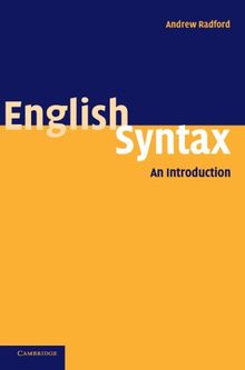 English Syntax: An Introduction