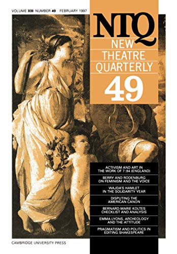 NTQ New Theatre Quarterly 49