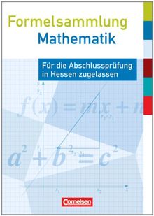 Formelsammlungen Sekundarstufe I - Hessen: Mathematik: Prüfungseinleger. 5er-Pack zur Nachbestellung