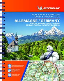 Allemagne, Benelux, Autriche, Suisse, Tchéquie : atlas routier et touristique. Germany, Benelux, Austria, Switzerland, Czechia : tourist & motoring atlas