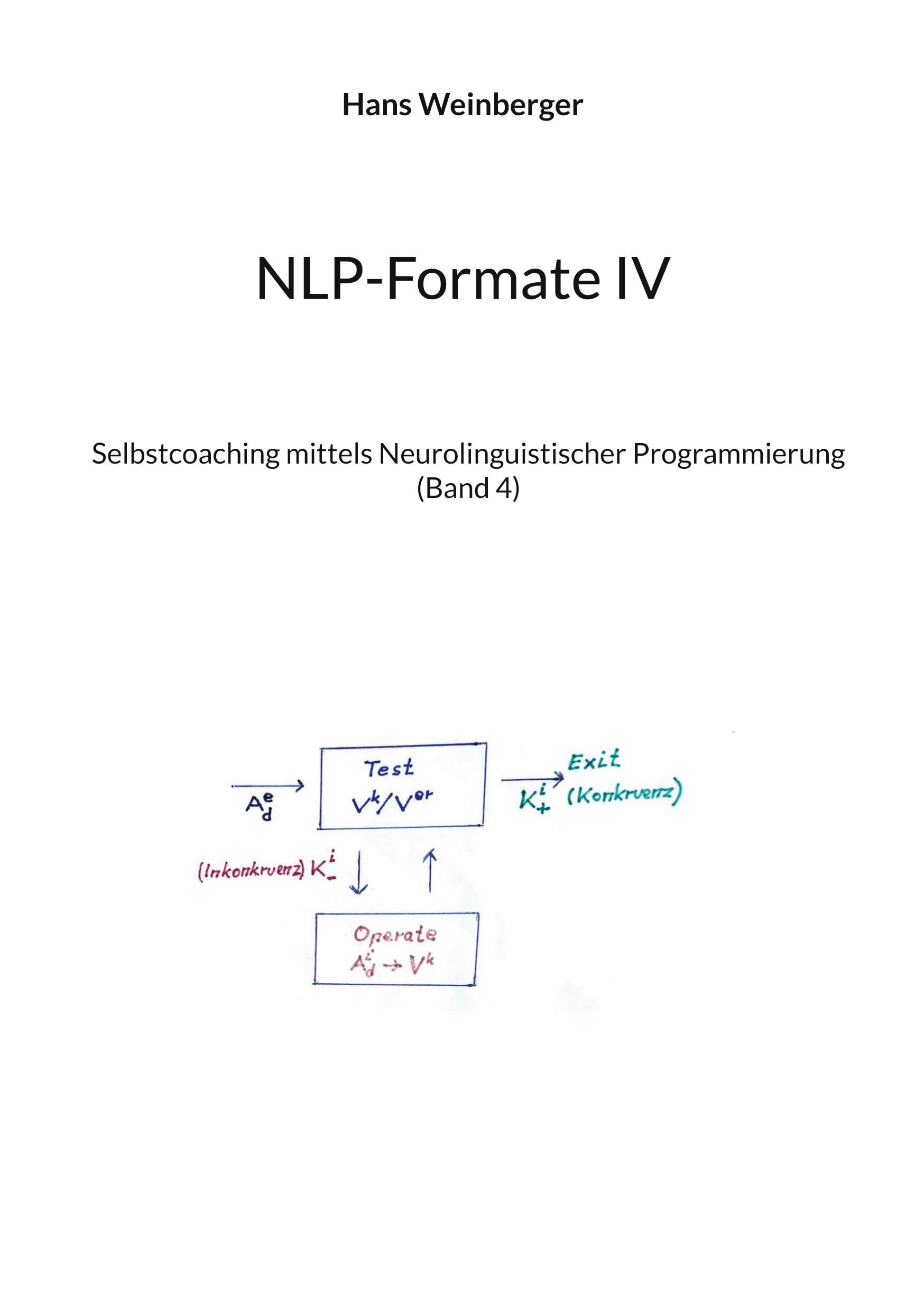 NLP-Formate IV: Selbstcoaching mittels Neurolinguistischer Programmierung (Band 4)