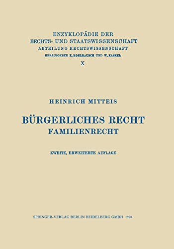 Bürgerliches Recht: Familienrecht (German Edition)