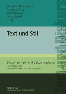Text und Stil (Studien zur Text- und Diskursforschung)