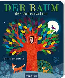 Der Baum der Jahreszeiten: Gereimtes Natur-Bilderbuch, Jahreszeiten, mit Gucklöchern, hochwertig ausgestattet, für Kinder ab 3 Jahren