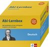 Abi-Lernbox Deutsch: Die 100 wichtigsten Aufgaben und Lösungen auf Lernkarten