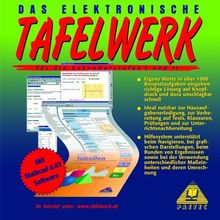 Das elektronische Tafelwerk, 1 CD-ROM Formeln und Tabellen für die Sekundarstufen I und II. Mathematik, Informatik, Arbeitslehre/Technik, Physik/Astronomie, Chemie, Biologie. Für Windows ab 95/NT ab 4.0. Inkl. Mathcad-Explorer 8.02