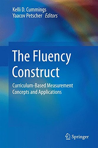 The Fluency Construct: Curriculum-Based Measurement Concepts and Applications