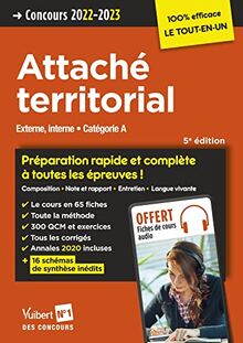 Attaché territorial : externe, interne, catégorie A : concours 2022-2023