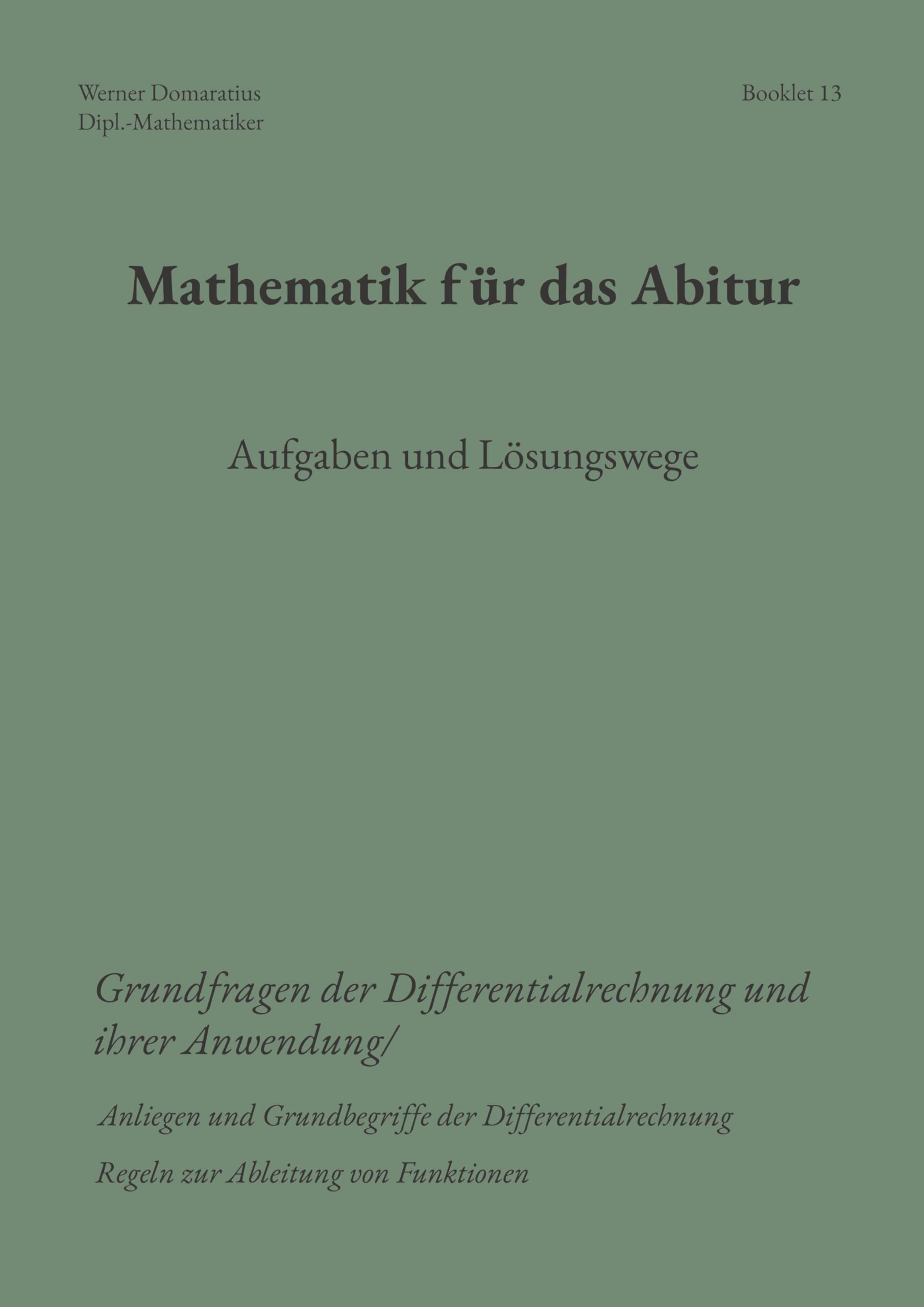 Mathematik für das Abitur