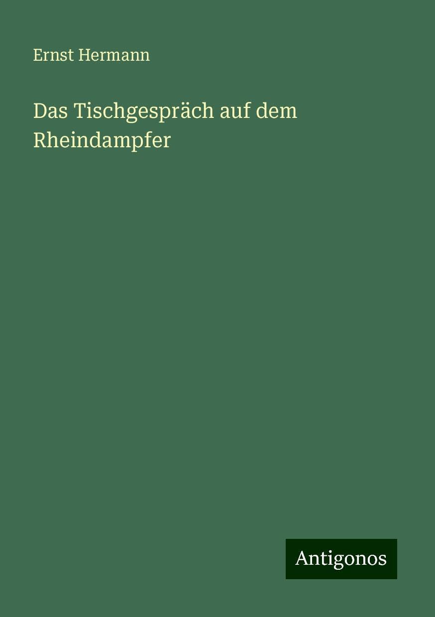 Das Tischgespräch auf dem Rheindampfer