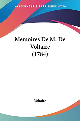 Die Buchhandlung in Oelde hat das Buch Memoires De M. De Voltaire (1784)