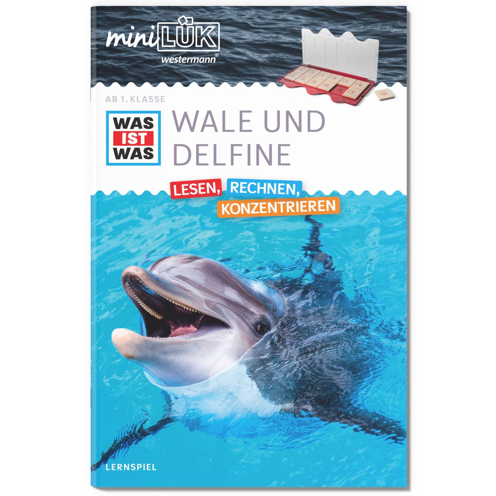 miniLÜK: WAS IST WAS Wale und Delfine Lesen, Rechnen, Konzentrieren 1. Klasse (miniLÜK WAS IST WAS Grundschule)