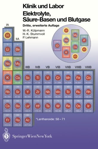 Klinik und Labor Elektrolyke, Säure-Basen und Blutgase