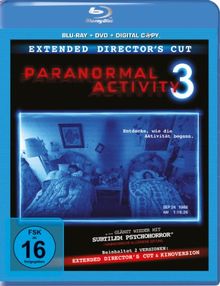 Paranormal Activity 3 - Extended (+ DVD + Digital Copy) [Blu-ray] [Director's Cut]