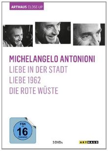 Michelangelo Antonioni - Arthaus Close-Up (Liebe in der Stadt / Liebe 1962 / Die rote Wüste) [3 DVDs]