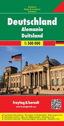 Freytag Berndt Autokarten, Deutschland - Maßstab 1:500.000
