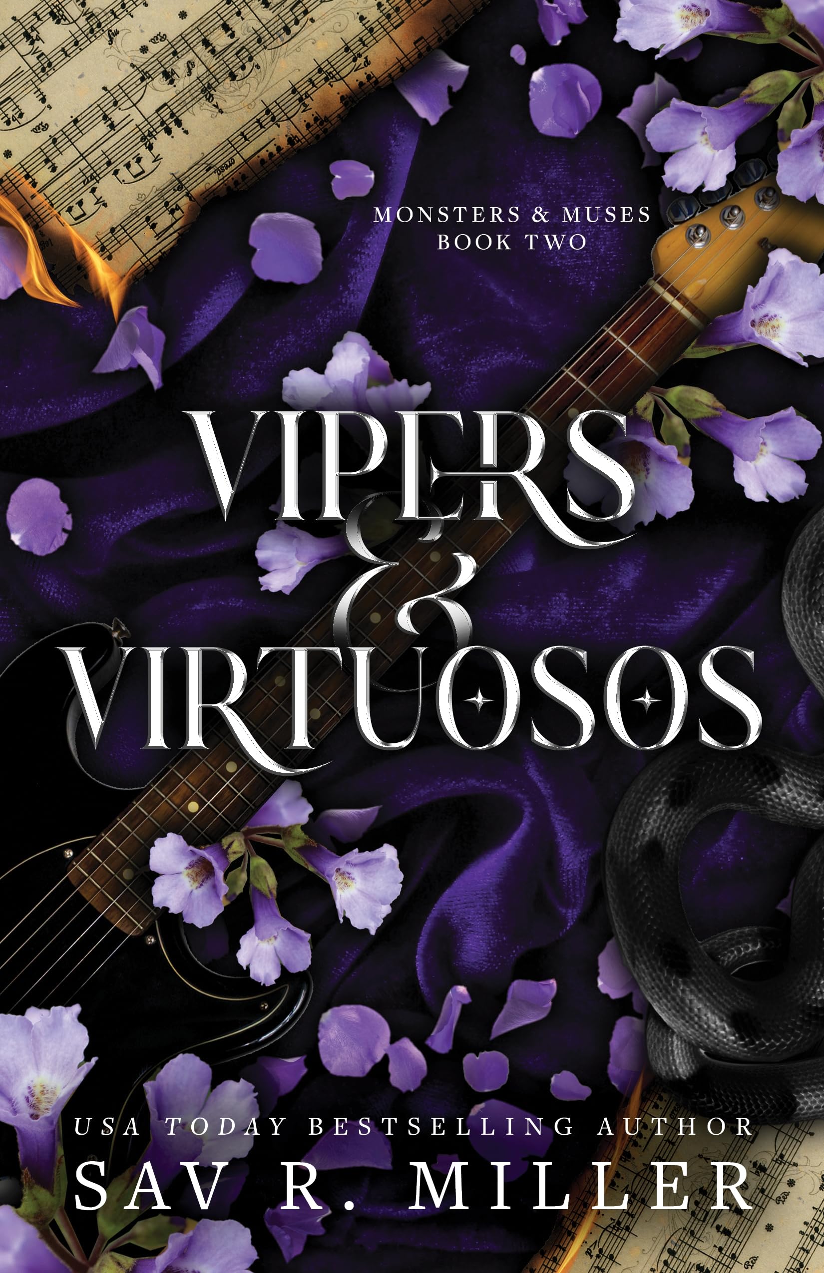 Vipers and Virtuosos: A Dark and Spicy Rockstar Romance Based on Orpheus and Eurydice (Monsters & Muses)