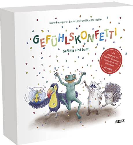 Gefühlskonfetti: Ein pädagogisches Spiel für Kinder zum Kennenlernen von Emotionen. Ab 5 Jahre