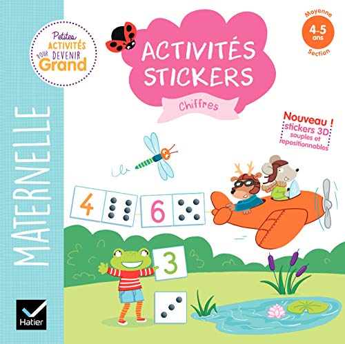 Activités Stickers - Chiffres Moyenne Section (petites Activités Pour Devenir Grand)