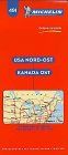USA Nordost, Kanada Ost 1 : 2 400 000  (Michelin-Karten)