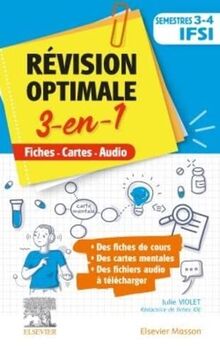 Révision optimale 3-en-1 : semestres 3-4 IFSI : fiches, cartes, audio