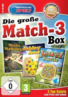 Die große Match-3 Box (Ashley Jones / Mystic Mahjong / Jewel Puzzle)