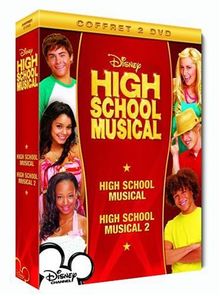 High School Musical : Premiers pas sur scène - Remix + High School Musical 2 (Version longue inédite) - Coffret 2 DVD [FR IMPORT]