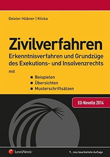 Zivilverfahren: Erkenntnisverfahren und Grundzüge des Exekutions- und Insolvenzrechts