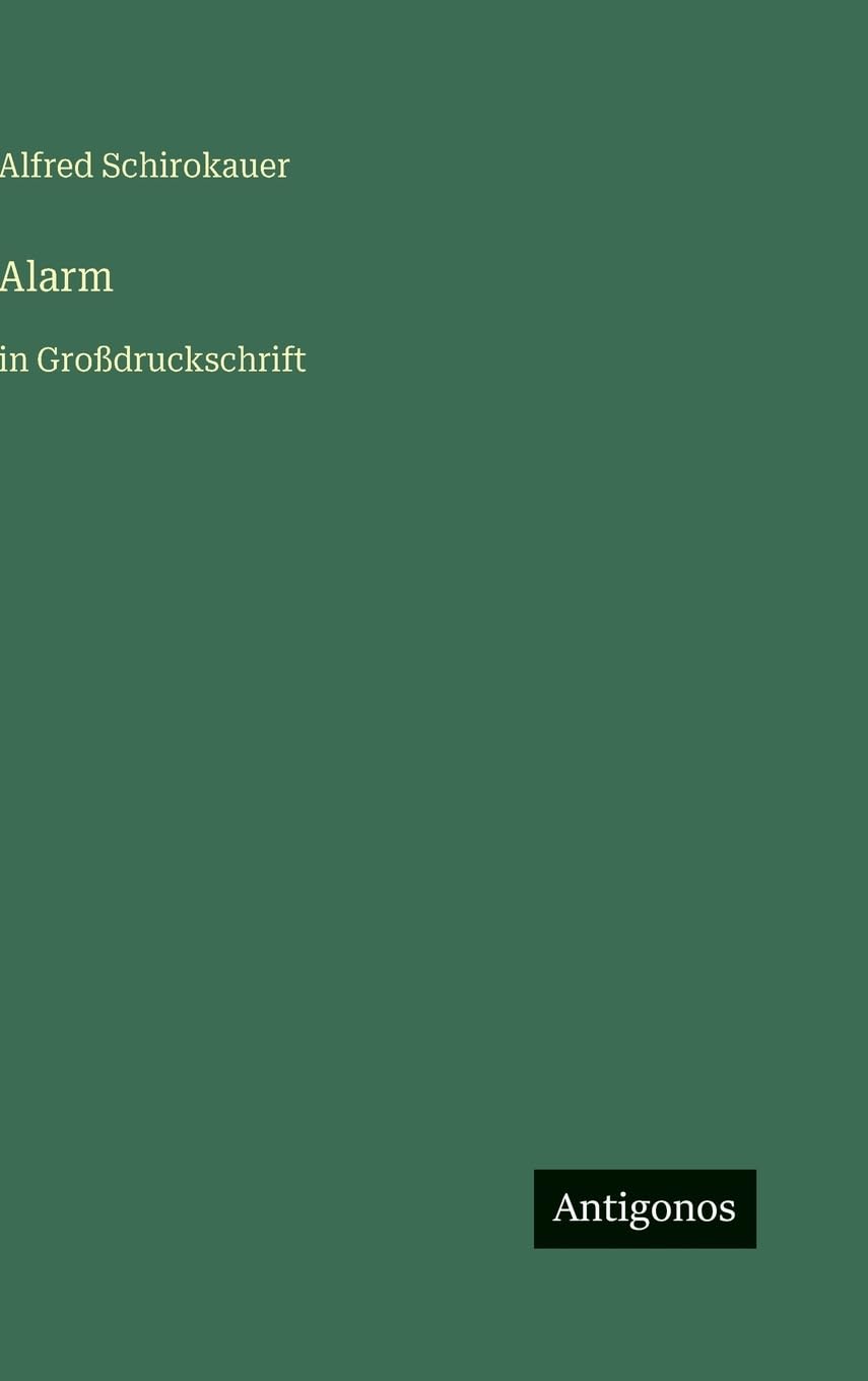 Alarm: in Großdruckschrift