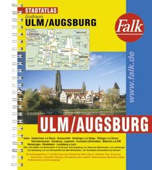 Falk Stadtatlas Großraum Ulm - Augsburg