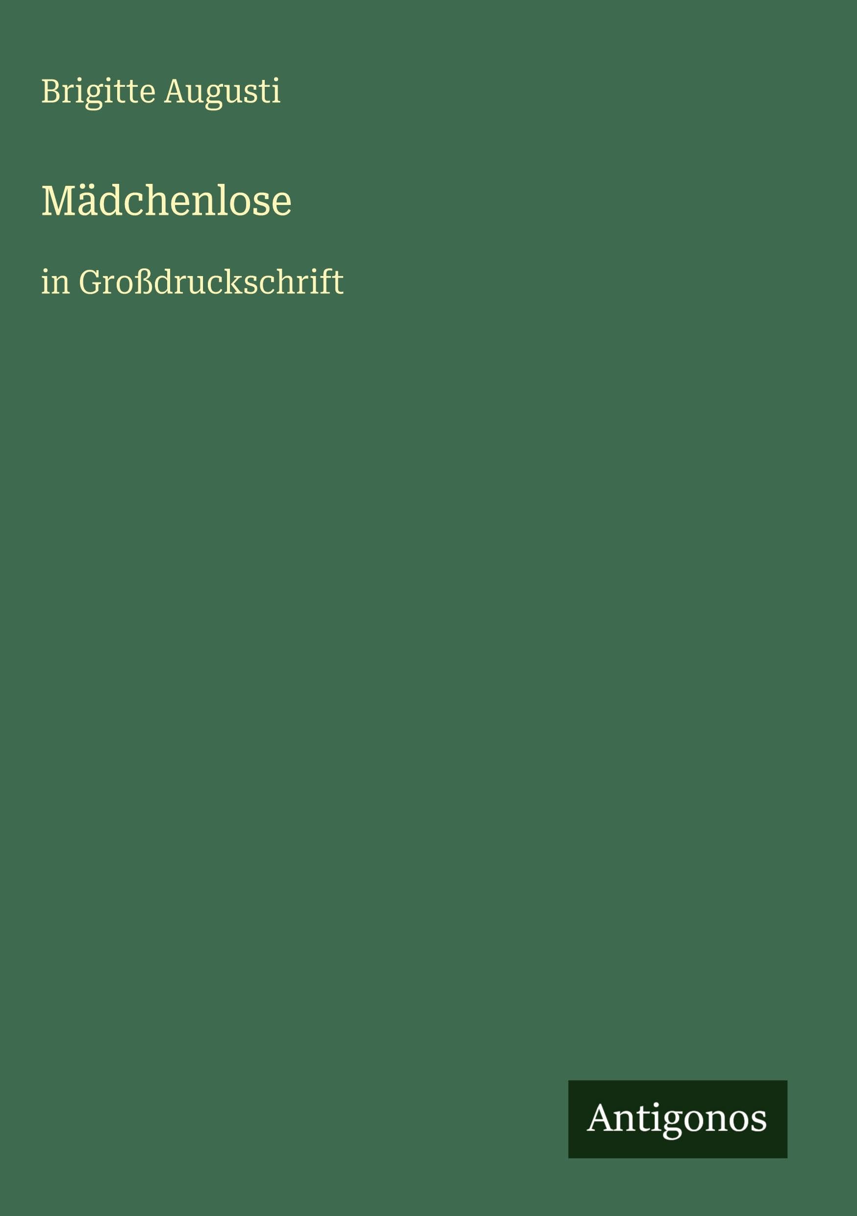 Mädchenlose: in Großdruckschrift