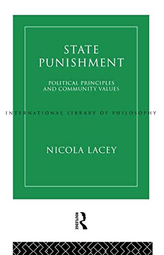 State Punishment: Political Principles and Community Values (International Library of Philosophy)