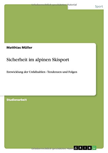 Sicherheit im alpinen Skisport: Entwicklung der Unfallzahlen - Tendenzen und Folgen