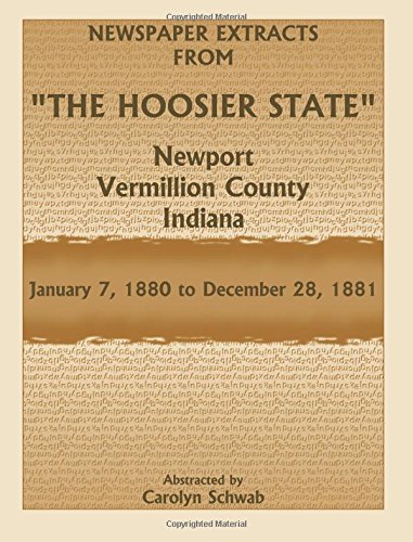 The Hoosier State Newspapers, 1880-1881